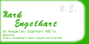 mark engelhart business card